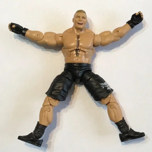 Brock Lesnar WWE Elite 2011 Mattel Action Figure. Loose Head/Elbow/Leg/Knees.